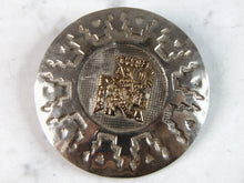 Load image into Gallery viewer, Womens Vintage Estate Sterling Silver &amp; 18k Gold Mayan Inca Brooch 12.0g E5383