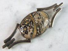 Load image into Gallery viewer, Womens Vintage Estate Sterling Silver Anne Harvey Jasper Brooch 20g E5385