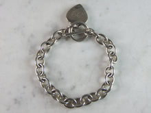 Load image into Gallery viewer, Womens Vintage Estate Sterling Silver Charm Bracelet 32g E5400