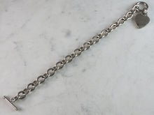 Load image into Gallery viewer, Womens Vintage Estate Sterling Silver Charm Bracelet 32g E5400