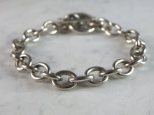 Load image into Gallery viewer, Womens Vintage Estate Sterling Silver Charm Bracelet 32g E5400