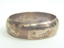 Load image into Gallery viewer, Vintage Estate Sterling Silver Etched Bangle Bracelet 36.0g E3502