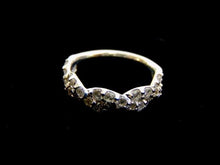 Load image into Gallery viewer, Women&#39;s 14K White Gold Diamond Braided Ring 3.9g E3513