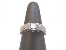 Load image into Gallery viewer, Womens 2pc Vintage Estate 14K White Gold Diamond Engagement Ring 4.5g E2770