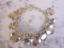 Load image into Gallery viewer, Womens Vintage Estate Sterling Silver Charm Bracelet 25.2g E4581