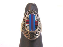 Load image into Gallery viewer, Womens Vintage Estate Sterling Silver Southwestern Zuni Ring 7.2g E1562