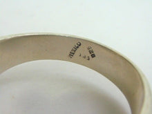 Load image into Gallery viewer, Vintage Estate Sterling Silver Bracelet w/ Inlaid Malachite 53.9g E938