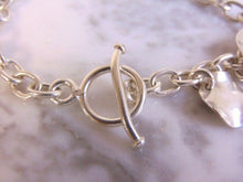 Load image into Gallery viewer, Womens Vintage Estate Sterling Silver Charm Bracelet 25.2g E4581