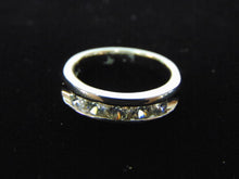 Load image into Gallery viewer, Womens Sterling Silver .925 Ring w/ CZ Stones 6.0g #E2658