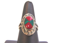 Load image into Gallery viewer, Womens Vintage Estate Sterling Silver Southwestern Zuni Ring 6.2g E1550
