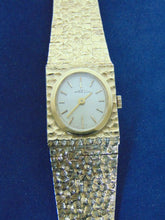 Load image into Gallery viewer, WOMENS VINTAGE ESTATE SOLID 14K YELLOW GOLD NUGGET ANGELUS WATCH 49.6g