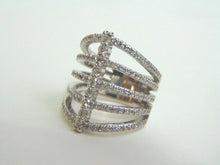 Load image into Gallery viewer, Women&#39;s 14K White Gold Diamond Ring 9.7g E3510