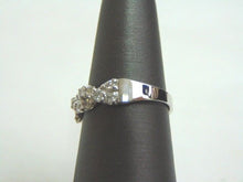 Load image into Gallery viewer, Women&#39;s 14K White Gold Diamond Braided Ring 3.9g E3513