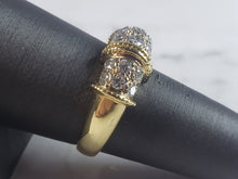 Load image into Gallery viewer, Womens Vintage Estate 18K Yellow Gold Diamond Ring 7.4g E5978