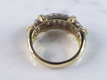 Load image into Gallery viewer, Womens Vintage Estate 18K Yellow Gold Diamond Ring 7.4g E5978