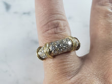 Load image into Gallery viewer, Womens Vintage Estate 18K Yellow Gold Diamond Ring 7.4g E5978