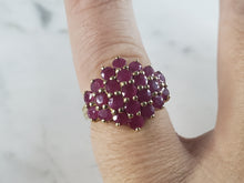 Load image into Gallery viewer, Womens Vintage Estate 10k Yellow Gold Ruby Ring 4.4g #E5979