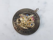 Load image into Gallery viewer, Womens Vintage Estate 14K Yellow Gold Anniversary Pendant 6.3g E5999