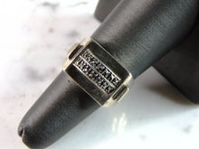 Load image into Gallery viewer, Womens Vintage Estate Sterling Silver Modernist Ring 8g E6010