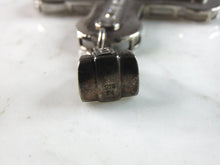 Load image into Gallery viewer, Womens Vintage Estate Sterling Silver CZ Cross Pendant 28.9g E6015