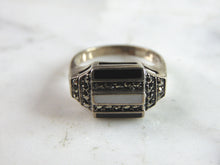 Load image into Gallery viewer, Womens Vintage Estate Sterling Silver Modernist Ring 4.3g E6535