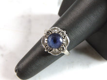 Load image into Gallery viewer, Womens Vintage Estate Sterling Silver Modernist CZ Ring 4.5g E6039