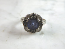 Load image into Gallery viewer, Womens Vintage Estate Sterling Silver Modernist CZ Ring 4.5g E6039