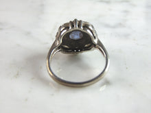 Load image into Gallery viewer, Womens Vintage Estate Sterling Silver Modernist CZ Ring 4.5g E6039