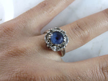 Load image into Gallery viewer, Womens Vintage Estate Sterling Silver Modernist CZ Ring 4.5g E6039