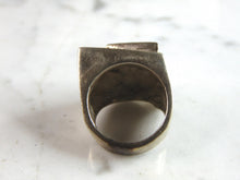 Load image into Gallery viewer, Womens Vintage Estate Sterling Silver Modernist Ring 16.9g E6040