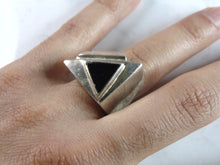 Load image into Gallery viewer, Womens Vintage Estate Sterling Silver Modernist Ring 16.9g E6040