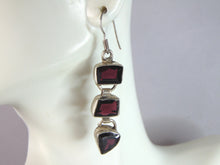 Load image into Gallery viewer, Womens Vintage Estate Sterling Silver Modernist Earrings 9.6g E6064