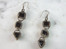 Load image into Gallery viewer, Womens Vintage Estate Sterling Silver Modernist Earrings 9.6g E6064