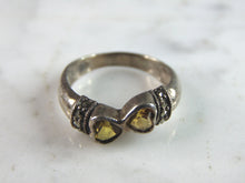 Load image into Gallery viewer, Womens Vintage Estate Sterling Silver Heart Ring 3.5g E6079