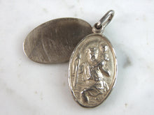 Load image into Gallery viewer, Vintage Estate Sterling Silver Religious Saint Charm Pendant 11g E6087