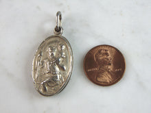 Load image into Gallery viewer, Vintage Estate Sterling Silver Religious Saint Charm Pendant 11g E6087