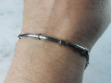 Load image into Gallery viewer, Womens Vintage Estate Sterling Silver Modernist Bracelet 10.4g E6129
