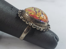 Load image into Gallery viewer, Womens Vintage Estate Sterling Silver Ring 4.6g E6158