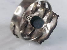 Load image into Gallery viewer, Womens Vintage Estate Sterling Silver Aventurine Ring 8.0g E6162