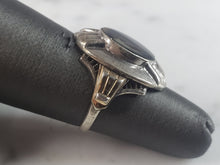 Load image into Gallery viewer, Womens Vintage Estate Sterling Silver &amp; 10k Gold Ring 4.6g E6175