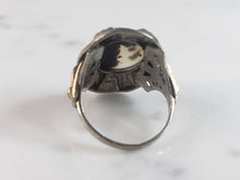 Load image into Gallery viewer, Womens Vintage Estate Sterling Silver &amp; 10k Gold Ring 4.6g E6175