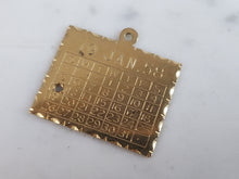Load image into Gallery viewer, Womens Vintage Estate 14K Yellow Gold Birthday Pendant 4.6g E6189
