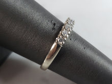 Load image into Gallery viewer, Womens Vintage Estate 14K White Gold Diamond Ring 2.8g E6194