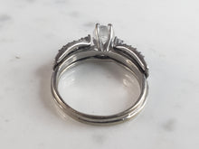 Load image into Gallery viewer, Womens Vintage Estate 14k White Gold Diamond Engagement Ring 4.9g  #E6210