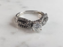 Load image into Gallery viewer, Womens Vintage Estate 14k White Gold Diamond Engagement Ring 4.9g  #E6210