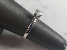 Load image into Gallery viewer, Womens Vintage Estate 14k White Gold Diamond Engagement Ring 2.4g  #E6212