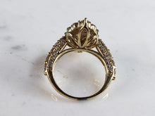Load image into Gallery viewer, Womens Vintage Estate 14K Yellow Gold Diamond Ring 3.8g E6226