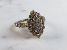 Load image into Gallery viewer, Womens Vintage Estate 14K Yellow Gold Diamond Ring 3.8g E6226