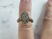 Load image into Gallery viewer, Womens Vintage Estate 14K Yellow Gold Diamond Ring 3.8g E6226