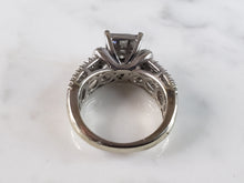 Load image into Gallery viewer, Womens Vintage Estate 10K White Gold Diamond Ring 5.4g, E6236